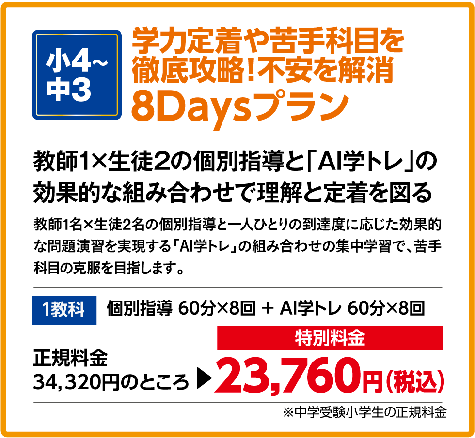 8Daysプラン